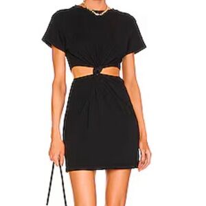 LNA Black Casual Asymmetrical Dress